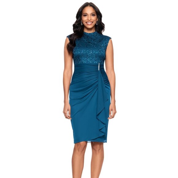 💙Elegant Lace & Drape | Betsy & Adam Petite | NWT Size 12P💙 - Picture 1 of 5